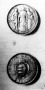 A Pázmány Péter-tudományegyetem alapításának 300 éves jubileumára készült új két pengős ezüstérme két oldala (1935)