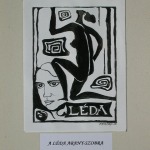 A Léda arany-szobra