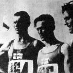 A 10000 m első három helyezettje Salminen (1.), Askola (2.), Isoholo (3.). Mindhárman finnek