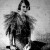 Dr. Etelka főhercegnő fátyolgalléros fekete estélyi ruhában ( 1936 )
