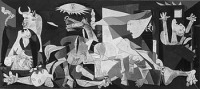 Picasso világhírű festménye Guernica április 26-i lebombázásáról