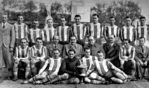 A Ferencváros KK-győztes csapata 1937-ben