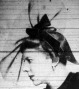 Tószögi Richárdné estélyi kalapban (Roth Margit kreáció 1937.)