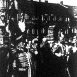 Serédi Jusztinián bíboros hercegprímás a körmenetben