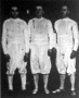 Középen a győztes Rajczy-Rasztovich Imre, mellette jobbra Kőszeghy (2.), balra Rajcsányi (3.)