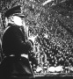 Mussolini kétszázezer ember előtt mondott beszédet a római olimpiai stadionban