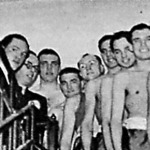 A bajnokcsapat - Homolya, Csontos, Szigeti, Mándi, Fellegi, Barinka, Szumega, Kubinyi, Hámori