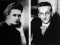  Marie Curie-Sklodowsky professzor és Szent-Györgyi Albert professzor