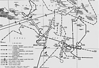 A Korall-tengeri csata térképe