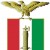 A Hitler által Mussolininek ajándékozott bábállam az Olasz Szocális Köztársaság (Saloi Köztársaság) címere