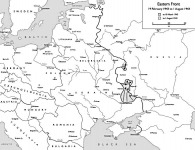 A kurszki kiszögellés térképe