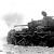 Német harckocsi javítása a cassinoi csatában