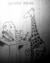 A Ludas Matyi karikatúrájának szövege: ... és mivel tudja igazolni, hogy Ön nem volt zsiráf?