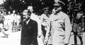 Tildy Zoltán köztársasági elnök és Key altábornagy, az amerikai katonai misszó vezetője