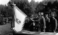 Gyalogezred zászlóavató ünnepsége. Zalaszentgrót, 1945. augusztus.jpg