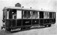 Az Alföldi első gazdasági vasút gőzmotoros kocsija
