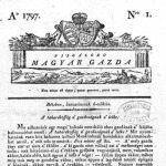 A Vizsgálódó Magyar Gazda első száma (1797). 