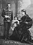 Milán király és családja