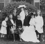 Theodore Roosevelt elnök és családja 1903-ban