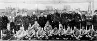 A Postások csapata a dán Bold Klub ellen 1902-ben