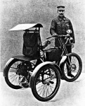 Triciklis levélhordó 1900