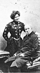Jókai Mór és második felesége Nagy Bella