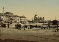 Helsingfors (Helsinki svéd neve), a kikötő (1890-1900).