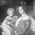 A király gyermekkorában  édesanyjával Zsófia főhercegnővel