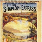 A Simplon-Express átadására kiadott plakát