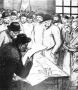 (Théophil Alexandre Steinlen képe) A hosszúra nyúlt sztrájkok idején a megélhetést a sztrájkkassza biztosítja
