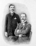 Rozan gróf és Jacques-Faure, a párisi léghajóverseny nyertesei
