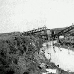 A boerok által felrobbantott híd, Ladysmith, 1900