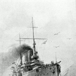Az Árpád csatahajó teljes fölszerelése után