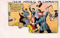 Kína és a nagyhatalmak - karikatura