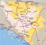 Bosznia térképe