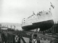 Az Árpád csatahajó vízrebocsátása