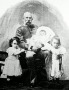 Ferencz József unokáival