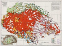 Magyarország néprajzi térképe a népsűrűség alapján 1920.