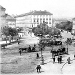 Budapesti életkép a századelőről - középen az Adria Palace épületével