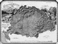 Magyarország domborzati térképe, 1899