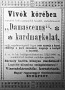 Damascenus kardmarkolat hirdetés