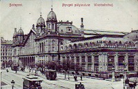 Nyugati pályaudvar az 1900-as évek elején