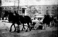 melyekkel a felszaporodott havat az utczák mentén eltakarítják. Hóekék a fővárosban,