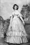 Klementina hercegnő fiatalkori képe