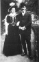 Wölfling Lipót és menyasszonya Ritter Mária