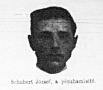 Schubert József pénzhamisító körvonala Schubert József pénzhamisító körvonala