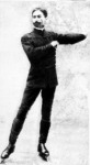 Korcsolyázó férfi 1897-ből