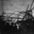 A felrobbant és elpusztult Zeppelin-féle kormányozható léghajó romjai 