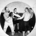 A berlini Box Club iskolájának egyik gyakorló órája