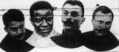 Friol, Mayor-Taylor, Poulain és Ellegard. Négy kitünő sprinter-kerékpárversenyző 1907-ből: